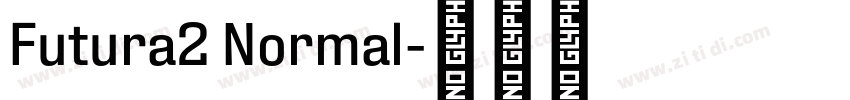 Futura2 Normal字体转换